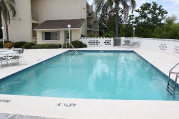 Sparkling swimming pool